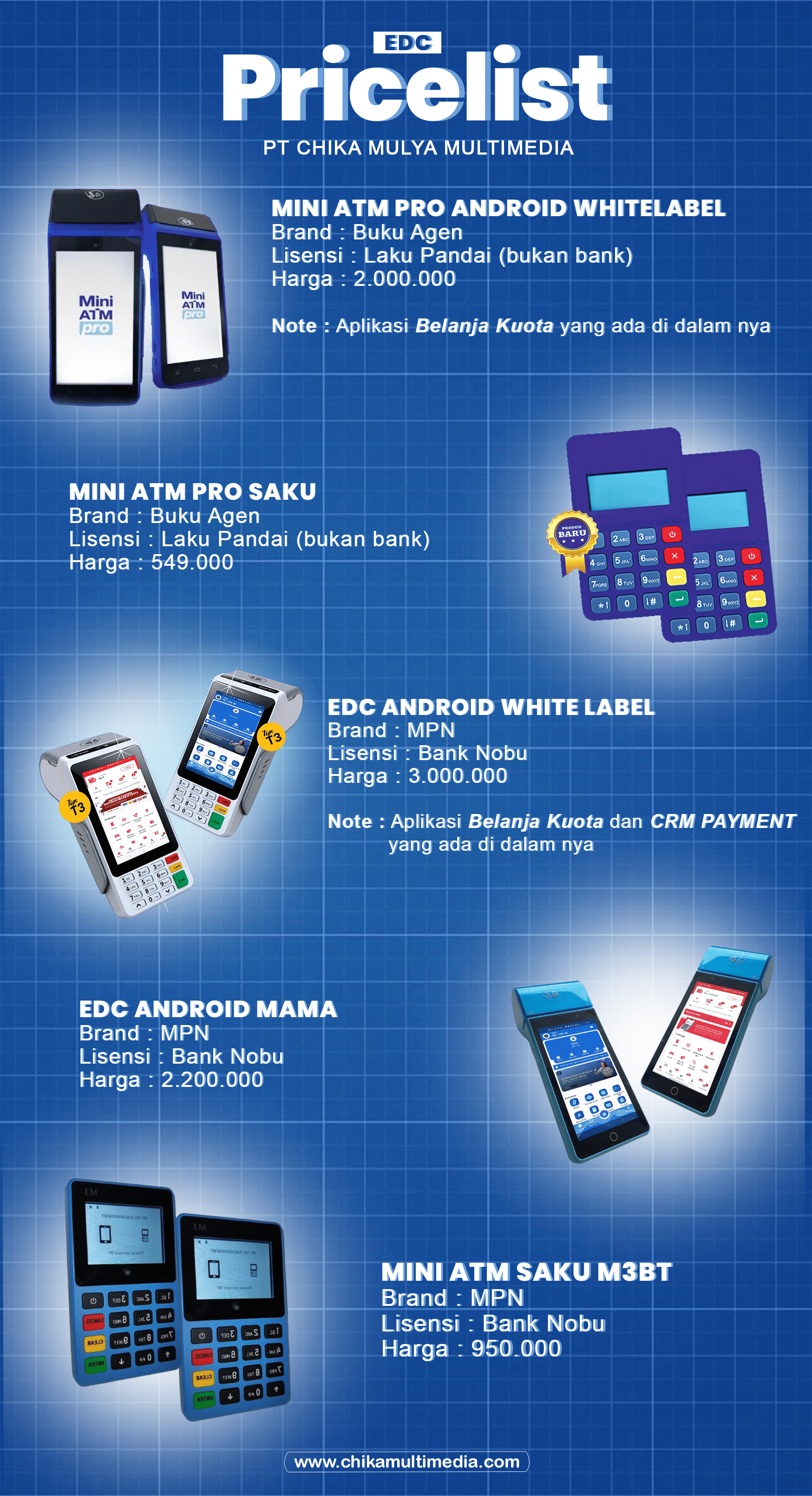 INFO RESMI PENJUALAN MESIN EDC
